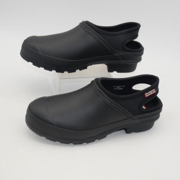 NEW Hunter Women's 6  Original Slingback Clog Black No Box - Picture 1 of 13